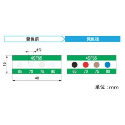 アセイ工業 4SF65 彩色傳感器4溫顯示類型