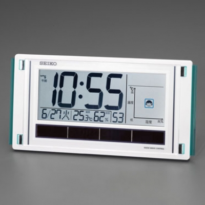 喜一 ESCO EA798CS-67 166x325x27mm[電波]掛?置兼用時(shí)計(jì)(????) 廣州藤野代理