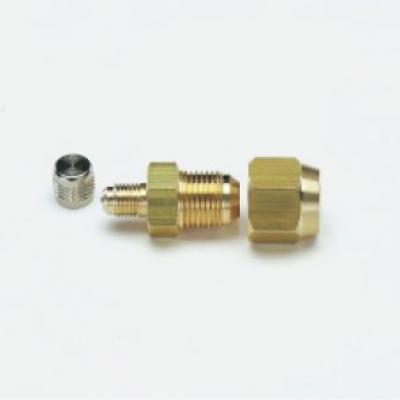 TASCO TA241TA-6 フレアユニオン（1／4″F側ムシ付）