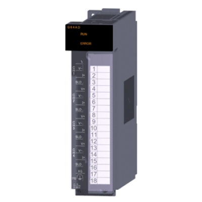 日本三菱 mitsubishi  Q64AD  PLC模擬量輸入模塊Q64AD  4點模擬電壓或電流輸入 AD轉換模塊