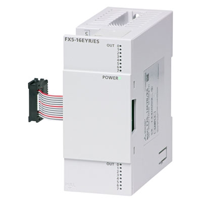 日本三菱 mitsubishi  FX5-16EYRES  PLC FX5-16EYR  16點繼電器輸出  iQ-F FX5系列擴展輸出模塊